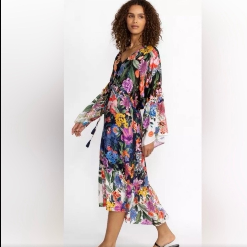 Johnny Was Floral Maxi Dress - Multicolor